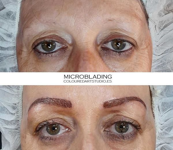 Microblading de cejas para mujeres